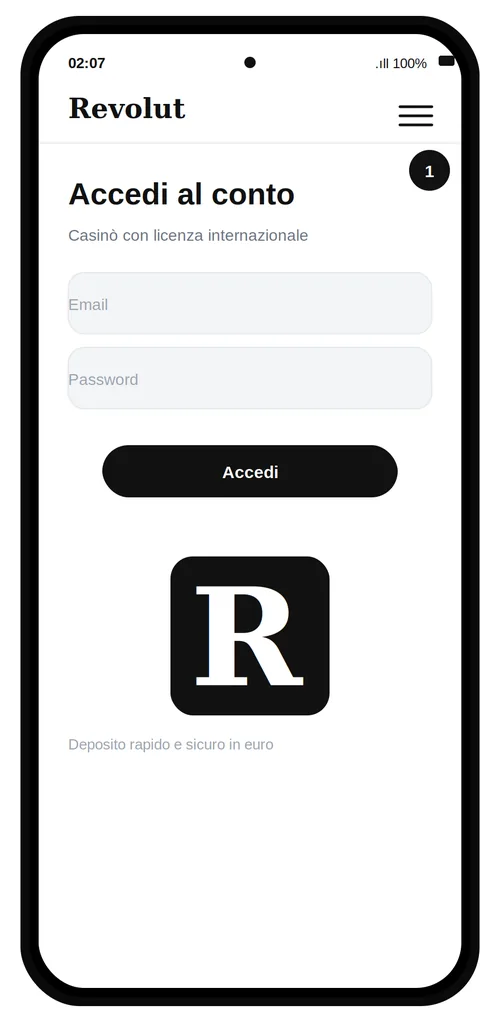 Revolut Accedete al casinò