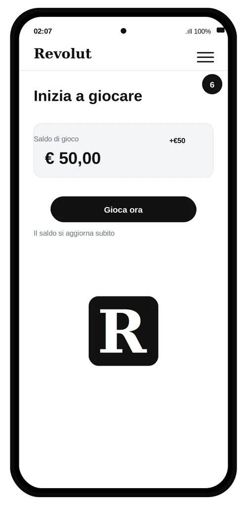 Revolut Iniziate a giocare
